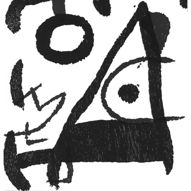 Original woodcut engraving by Joan Miró published by Galerie Lelong in 1991 (Paris) and printed by the Atelier of Joan...