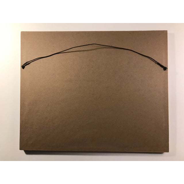 1970s 1970's Watercolor Painting by American Listed Artist David Solomon "Tin Towers" With Certificate of Authenticity For Sale - Image 5 of 10