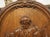 Antique French Carved and Incurved Oak Bas Relief Plaque of St Luke, C. 1720 For Sale - Image 10 of 13