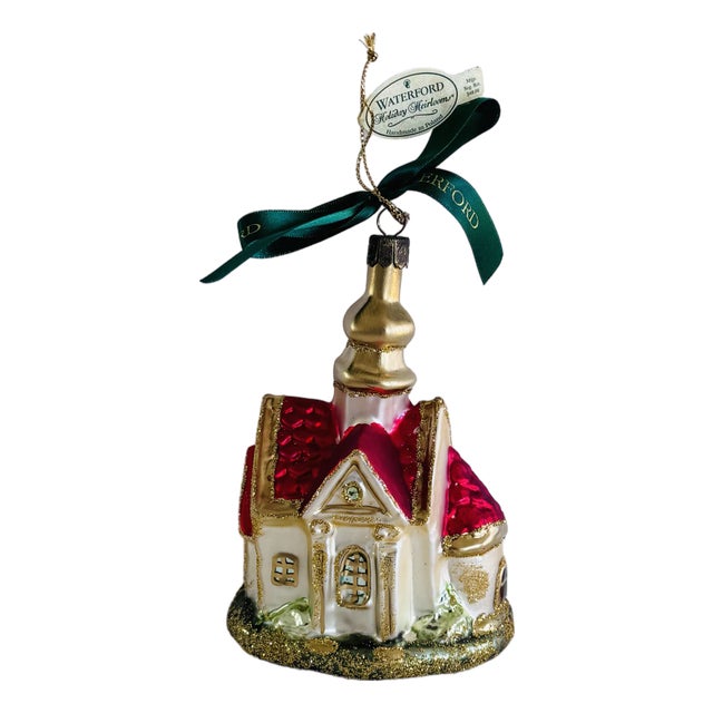 Waterford 1999 Nostalgic Collection Silent Night Chapel Ornament W/ Box For Sale
