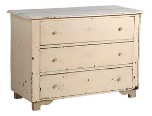 Antique Painted Pine Chest of Drawers