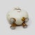 Antique Rudolstadt Porcelain Footed Flask Vase - Hand-Painted Pink Floral & Gilt For Sale In Houston - Image 6 of 7