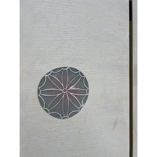 Up for consideration is a beautiful vintage Asian style large screen with bird and foliage details. This would look lovely...