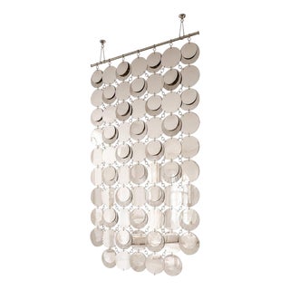 Hipsteria Silver Maxi Modular Wall Mirror by GTG Design Couture For Sale