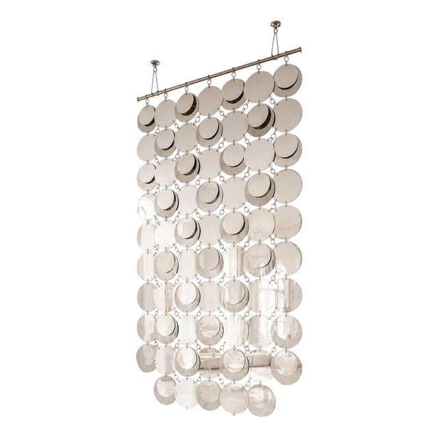 Hipsteria Silver Maxi Modular Wall Mirror by GTG Design Couture For Sale