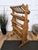 Brown Mid-Century Italian Wooden 30 Bottles Wine Rack, 1960s For Sale - Image 8 of 10