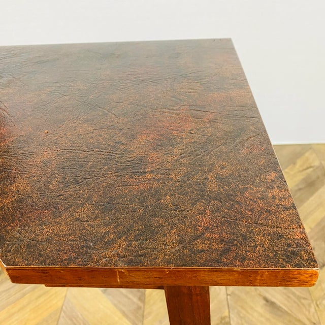 Vintage Table with Height Adjustable Lectern Stand For Sale - Image 14 of 15