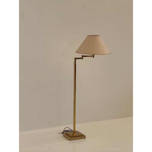 Brass Floor Lamp, 1980s For Sale - Image 11 of 12