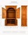 1990s Custom Architectural Solid Pine Entertainment Armoire | 87"h For Sale - Image 4 of 4