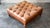 Brown Vintage Thomasville Tufted Distressed Leather Chesterfield Cocktail Ottoman For Sale - Image 8 of 14
