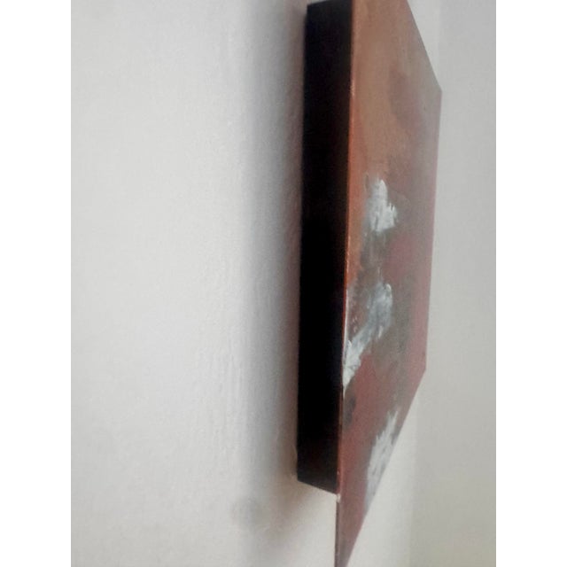 Ken Rausch Abstract Paintings on Copper, Signed Pair For Sale In West Palm - Image 6 of 7