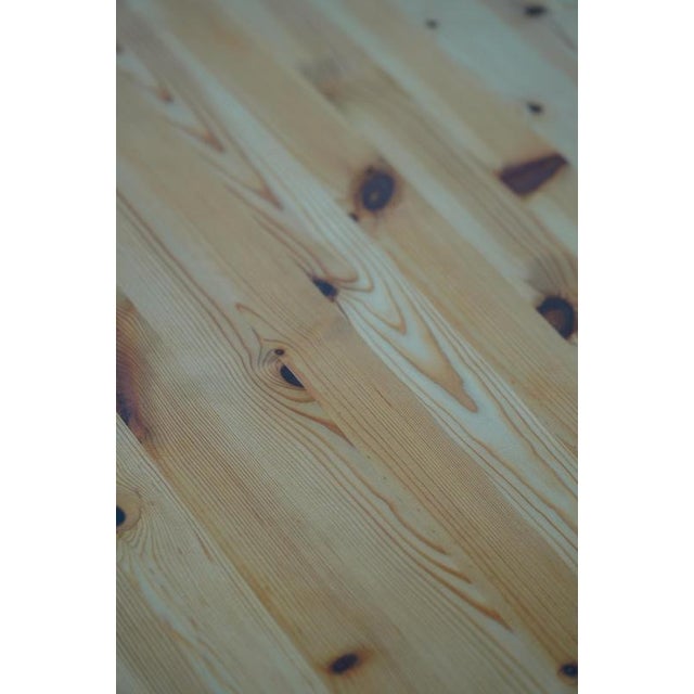 Modern Danish Scandinavian Brutalist Pine Coffee Table with Turned Legs, 1970s For Sale - Image 10 of 18