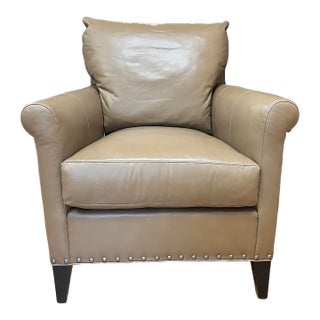 Vanguard Gwynn Leather Chair For Sale