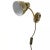 Retro yellow metal Wall Lamp with adjustable head from BELID Art no. V129. European Plug (up to 250V).The wiring of this...