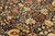 Blue Modern Peshawar Handmade Navy Blue Rug With Allover Design For Sale - Image 8 of 9