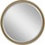 Metal Thomas O'Brien for Visual Comfort Signature Tricia 30" Illuminated Round Mirror in Matte White and Gild For Sale - Image 7 of 10