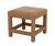 Karl Springer Karl Springer Attr. Ostrich Leather Covered Stool For Sale - Image 4 of 6