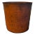 Antique 19th Century American Tole Tin Sap Bucket or Cachepot With Old Red Paint For Sale