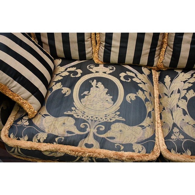 French Empire Mahogany Loveseat For Sale - Image 12 of 13