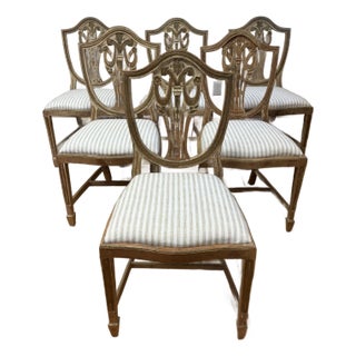 1940s Sheraton Dining Chairs- Set of 6 For Sale