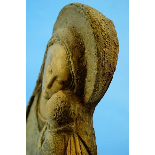 20th Century Terracotta Sculpture of Madonna and Child by Francesco Prosperi, Assisi, Italy For Sale - Image 13 of 18