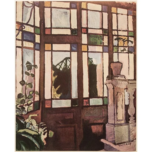 1954 After Raoul Dufy "Window With Colored Panes", First Edition Offset Lithograph For Sale In Dallas - Image 6 of 7