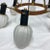 Arredoluce 1960s Stilnovo Style Mid-Century Modern Brass Teak and Glass Italian Chandelier For Sale - Image 4 of 12