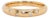 14k Solid Gold Wedding Band With Earth Mined Diamond Accents, Size 6.75 For Sale