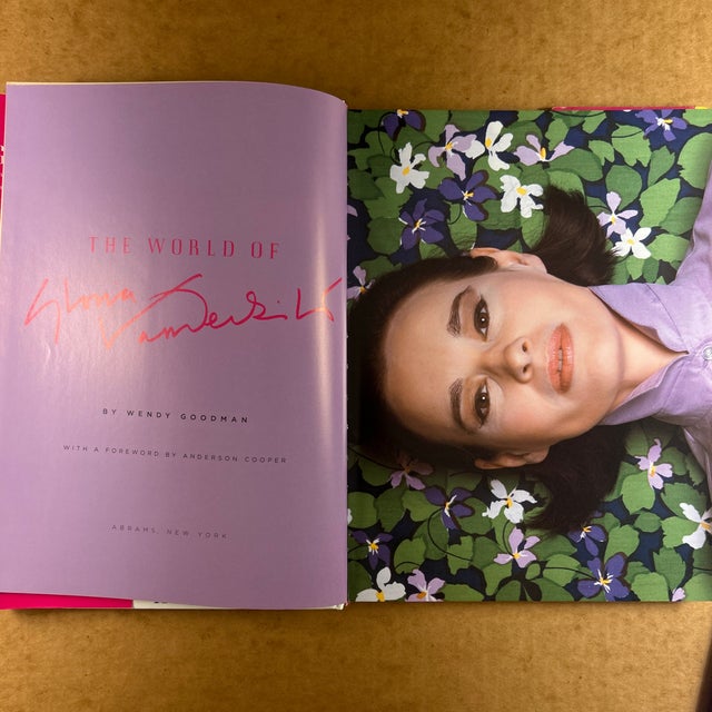 The World of Gloria Vanderbilt — Coffee-Table Biography / Art-Lifestyle Hardcover (2010, Abrams) For Sale - Image 4 of 12