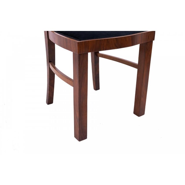 Art Deco Rectangular Table and Chairs, 1930s, Set of 5 For Sale - Image 13 of 18