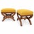 Tuscan Tuscan Style Ottomans- Pair For Sale - Image 3 of 6
