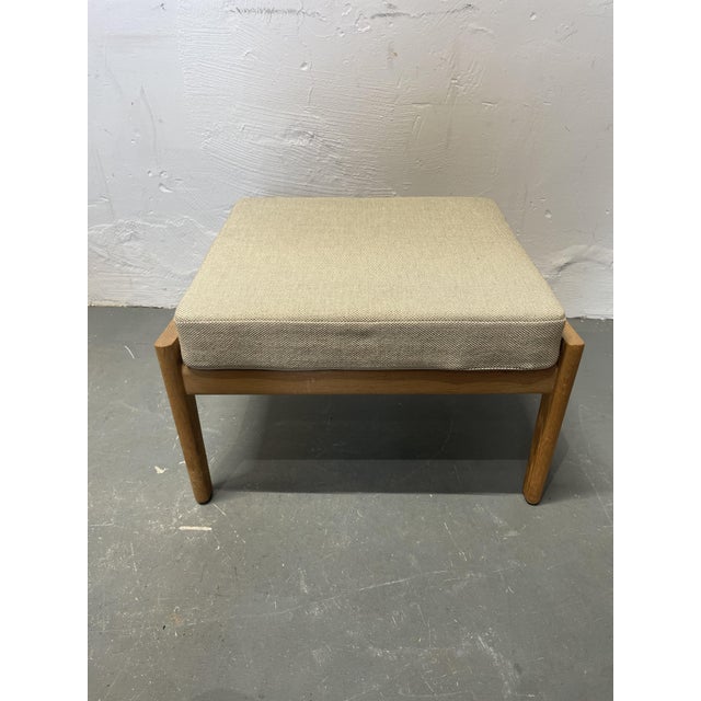 Set of Model GE290 Lounge Chair and Ottoman in Oak by Hans Wegner for Getama Gedsted, Denmark, 1960s For Sale - Image 15 of 18