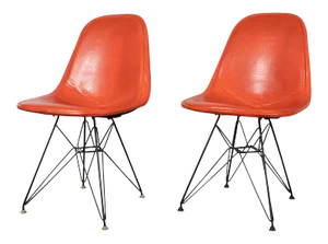 1960s Eames Dkx-1 Side Chairs for Herman Miller- a Pair