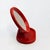 Vanity Mirror in Red Plastic by Olaf Von Bohr for Gedy, Italy, 1970s For Sale - Image 9 of 14