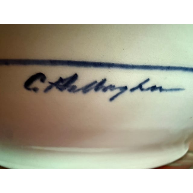 1990s 1990s Americana Handpainted Signed Lidded Tureen For Sale - Image 5 of 11