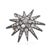 Late 19th Century Victorian 7.00 Carat Diamond 9k Yellow Gold and Silver Starburst Brooch For Sale - Image 4 of 6