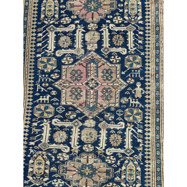 Caucasian Shirvan Rug, 1890s For Sale - Image 3 of 18