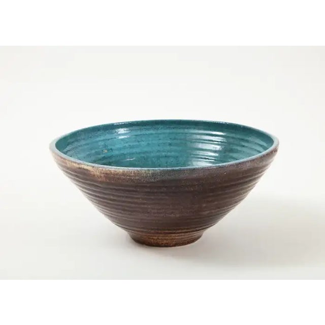 1950s Accolay Pottery Bowl For Sale - Image 12 of 12