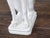 Midcentury Italian White Porcelain Sculpture of a Calm, Sitting Greyhound For Sale - Image 12 of 12
