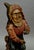 Whimsical Carving of a Dwarf with Snuffbox 19th century A 19th century funny carved and painted dwarf with snuffbox....