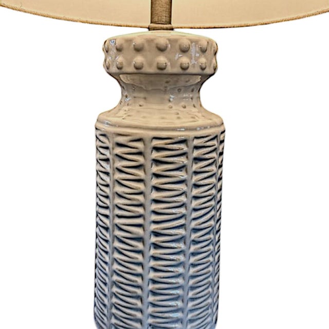 360 Lighting Helene 26" Cream White Rustic Ceramic Table Lamp For Sale - Image 4 of 9