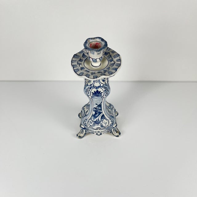 Late 19th - Early 20th Century Candlestick by Royal Bonn for Delft, 1890s For Sale - Image 5 of 9