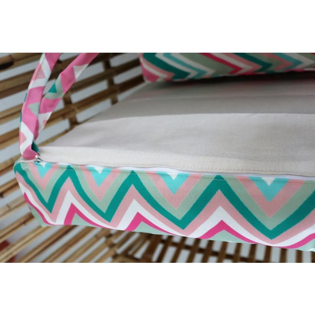 Italian Bamboo and Rattan Sofa For Sale - Image 14 of 18