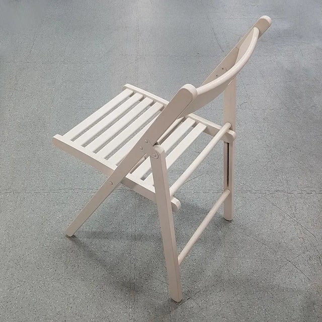 Mid-Century Modern Set of Mid-Century Folding Chairs For Sale - Image 3 of 10