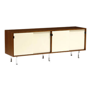 Mid-Century Modern Florence Knoll Walnut Credenza — 1960s