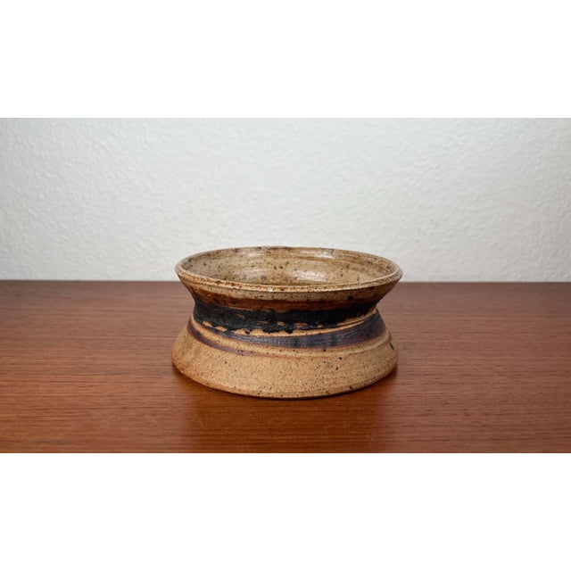 Mid-Century Modern Danish Studio Pottery Bowl by Tue Poulsen for Tue Keramik, 1960s For Sale - Image 9 of 12