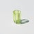 Contemporary Gessato Tumbler (Set of 2) - Apple Green For Sale - Image 3 of 5