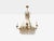 Neoclassical, Bronze, Crystal, Chandelier, Italy, 1950s For Sale - Image 4 of 9