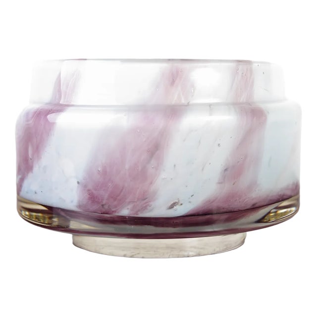 Glass Bowl by Frantisek Koudelka for Glasswork Prachen, 1970s For Sale