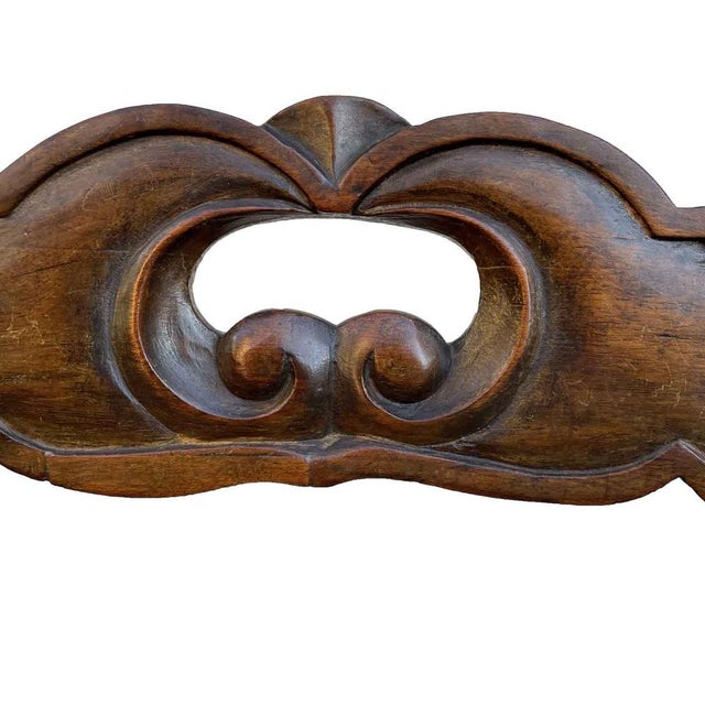 19th-Century Walnut Chairs, Set of 6 For Sale - Image 6 of 7